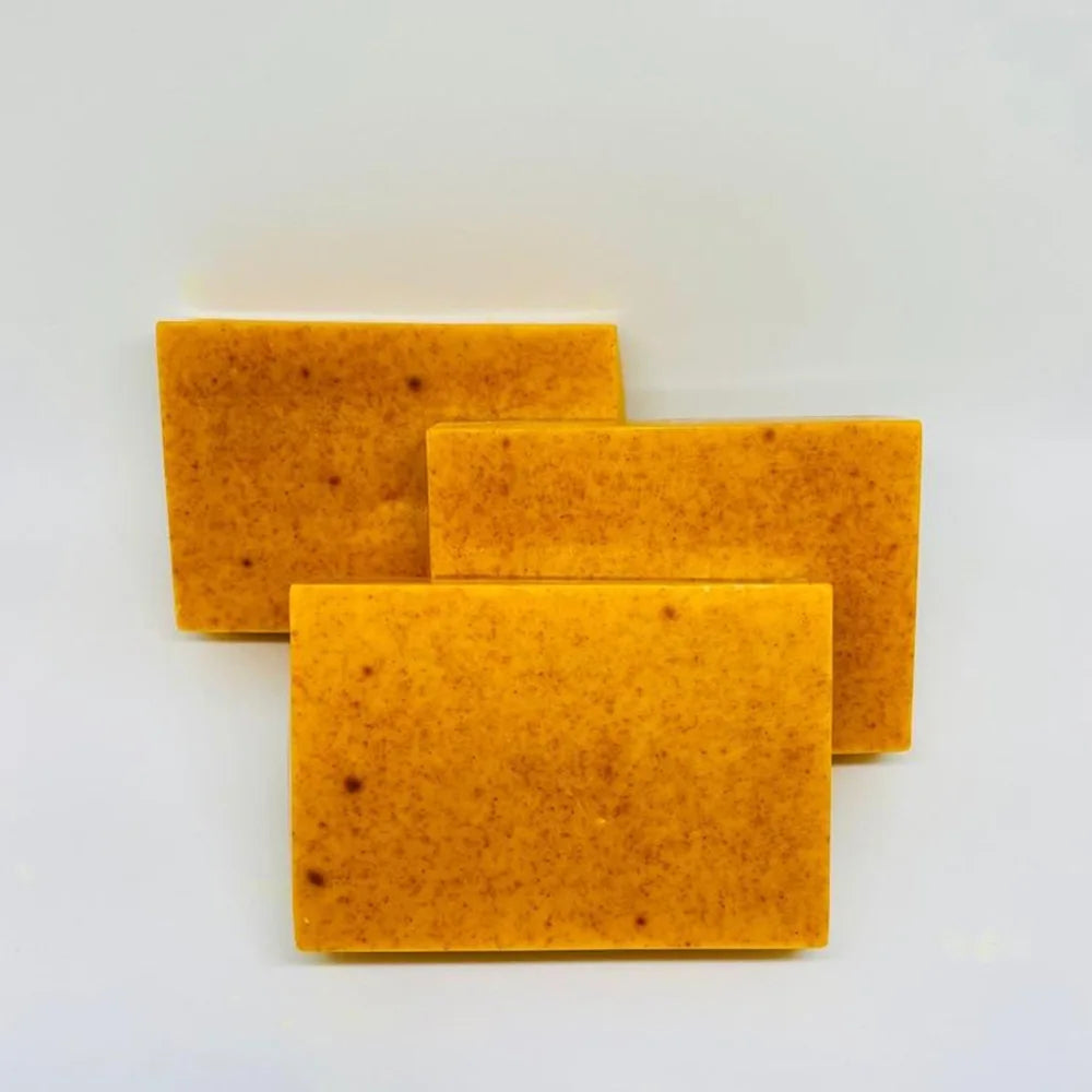 Turmeric Hand Made Soap, Lemon Kojic Acid Soap, Shower and Facial Soap