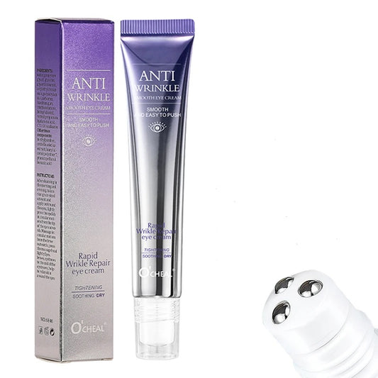 Anti Wrinkle Anti Dark Circle Eye Cream Roller Massager